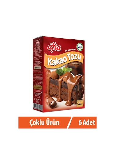 Afia Kakao Tozu 6 x 100 G