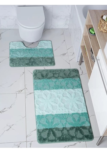 Solın Kaymaz Banyo Ve Tuvalet Paspası 173451467 Yeşil