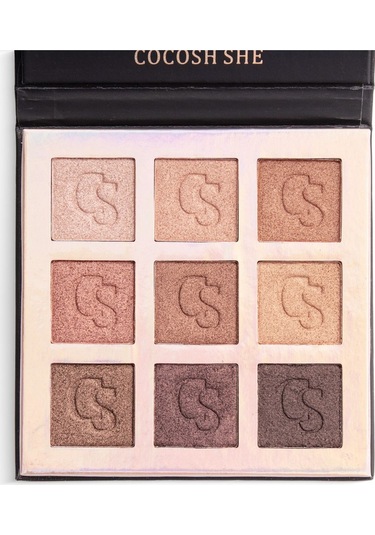 Cocosh She Nude Shine 9 Renk Göz Farı Paleti, Yüksek Pigmentasyon, Topaklanmaz, Kolay Dağılım - 9 Color Diğer