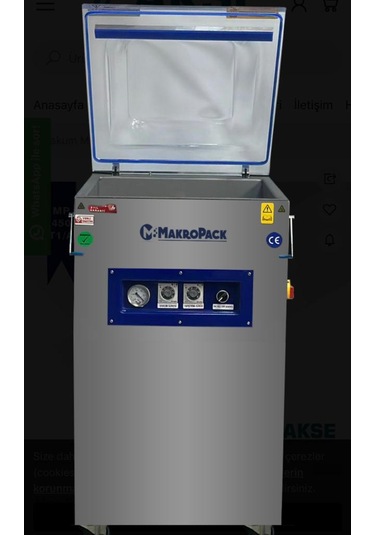 Makropack Mp-450-t1/a 45 Cm Tek Çene Ayaklı Gıda Vakum Makinesi