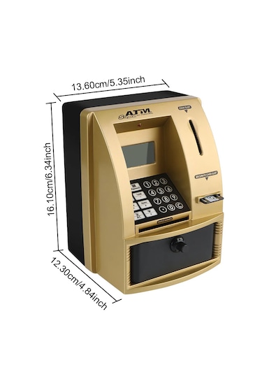 Monozone Şifreli Kumbara Atm Şekilli Eğitici Hesap Makinesi Sesli