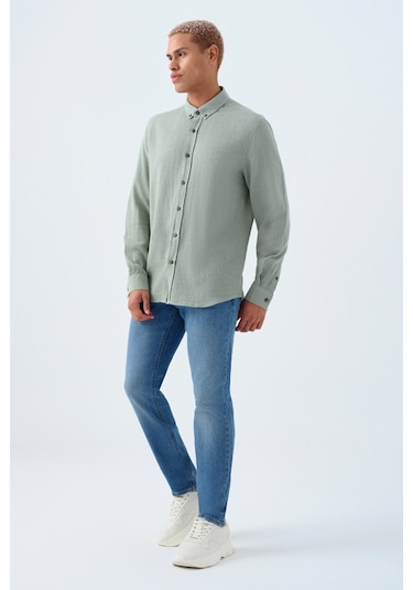 Loft Erkek Gömlek Yeşil