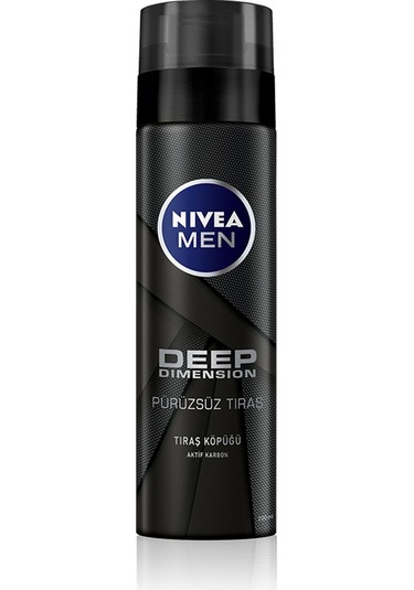 Tıraş Köpüğü Deep Dimension Aktif Karbon 200ml 2'li Paket