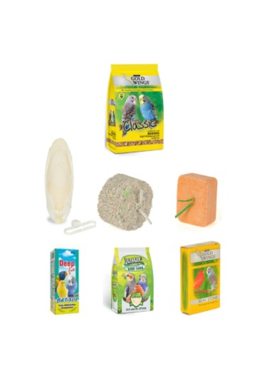 Purecanpati Gold Wings Muhabbet Kuş Seti