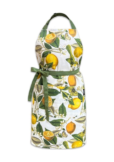 Kadınlar İçin İki Cepli Premium Su Geçirmez Mutfak Önlüğü, Sevimli A ,limonlar Diğer