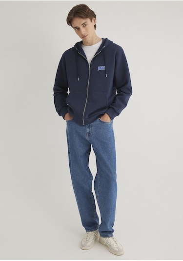 Mavi - Mavi Logo Baskılı Fermuarlı Lacivert Sweatshirt 0611715-70490 Lacivert Mavi - Mavi Logo Baskılı Fermuarlı Lacivert Sweatshirt 0611715-70490 Lacivert