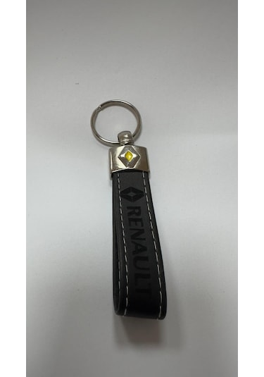 Renault Yazılı Ve Logolu Anahtarlık Siyah