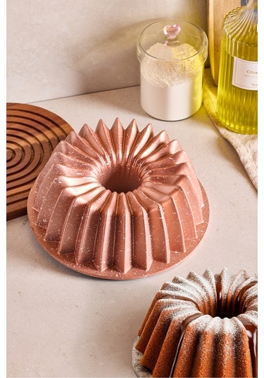 Cake Pro Döküm Yıldız Rose Kek Kalıbı Rose