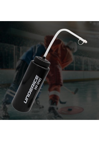 Suntek Futbol Boks Koşusu Için Spor Su Şişesi İçme Sıkma Siyah