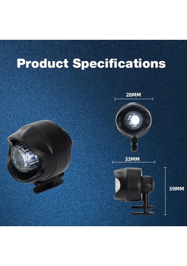 Qingmipy 2 Adet 3 Modlu Su Geçirmez Ayakkabı Led Işığı - Gece Koşusu Ve Yürüyüş İçin Güvenli Aydınlatma Beyaz