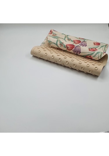 Twinswan Kaydırmaz Vantuzlu Banyo Ve Islak Zemin Paspası Lale Çok Renkli