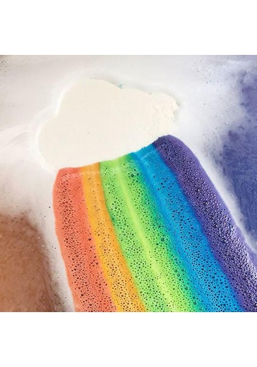 Vkemall Renkli Gökkuşağı Etkili Cilt Nemlendirici Banyo Topu - Doğal Yağlar Ve Kokular İle Rahatlatıcı Banyo Deneyimi