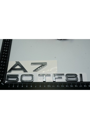 Audi A7 50 TFSi Krom ABS 3M 3D Bagaj Yazı Logo Ürün