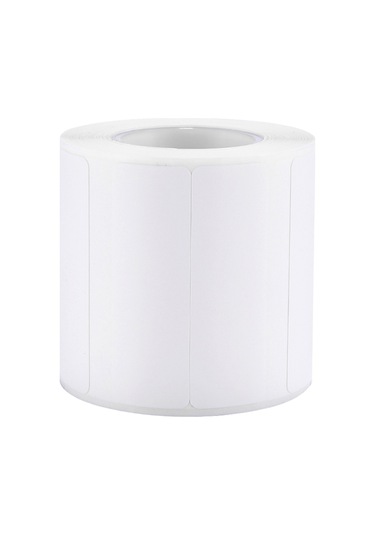 Singree Beyaz Termal Etiket Kağıdı - 45x15mm, 460 Adet, Çift Sıralı, Otomatik Yapışkan, Mürekkepsiz, Ev/ofis/market Uygun, B3s/b11/b21 Uyumlu 1 Rulo