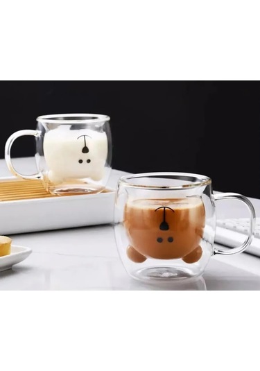 Perfecto Lınea Çift Tabanlı Güzel Çay Ve Kahve Kupası 250 Ml 197210967 Beyaz