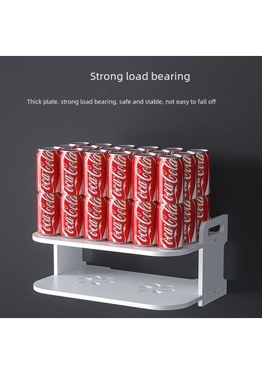 Teltree Duvar Montlu, Delme Yok, Bohça Üstlü, Projeksiyon Cihazı, Router, Set Top Box Depolama Kutusu - Oturma Odası Dolapı