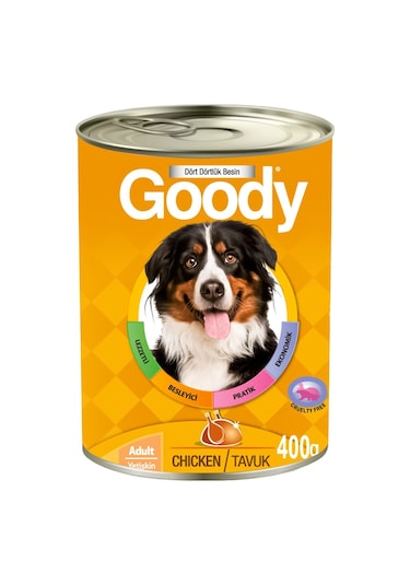 Goody Tavuklu ve Hindili Konserve Yetişkin Köpek Maması 400 G
