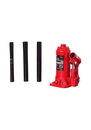 Big Red Şişe Kriko 3-ton Plastik Çantalı T90304d