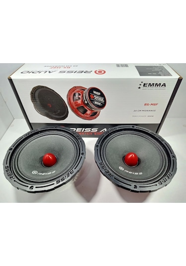 Reiss Midrange 20cm - 300w Reiss Rs-m8f 20cm Midrange Hoparlör - Reiss Sticker Hediyeli