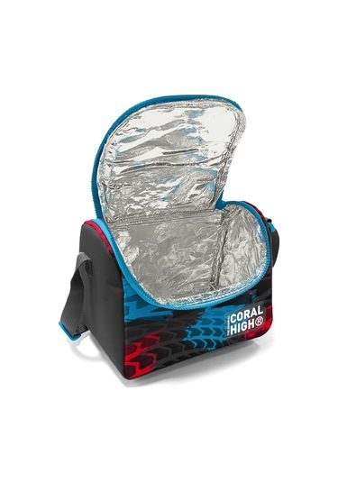 Coral High Kids Gri Mavi Yarış Arabası Desenli 3 Lü Okul Çanta Seti Set0123652