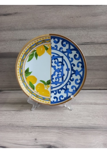 Konyax Servis Tabağı Set 6 Kişilik Lemone Çok Renkli