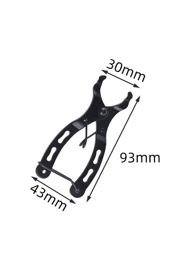 Yaleker Bisiklet Zinciri Araç Seti: 8 Vites Zincir Bağlantısı İle Demir Klips Açma Ve Kurma Testeresi