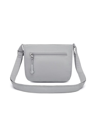 Smart Bags Mikro Poly Kumaş Postacı Kadın Çantası 3340 Gri