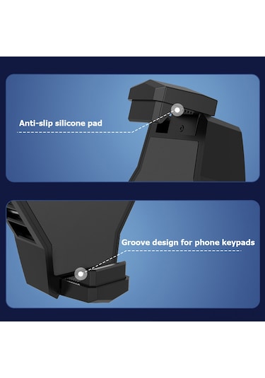 Mufunye S1-3030 Tipi C Usb Soğutucu, Akıllı Telefon Soğutma Aparatı, Hızlı Soğuma, Sessiz Çalışma, Oyun Ve Film İçin, Uzay Gümüşü