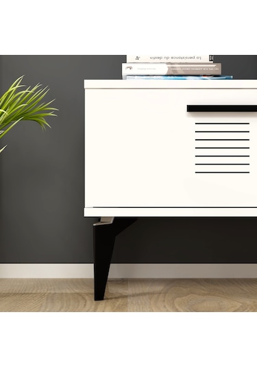 Asimo Tv Sehpası Alt Modül Beyaz-beyaz