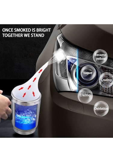 Vkemall Araç Farı Çizik Tamiri Seti - Cam Yenileme, Açıklaştırma Ve Oxidasyon Tamiri İçin Polishing Kit