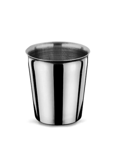 24 Parça Piknik Kahvaltılık Çelik Tabildot Set 6 Adet Tabldot,6 Adet Bardak,6 Adet Çatal, Kaşık gümüş