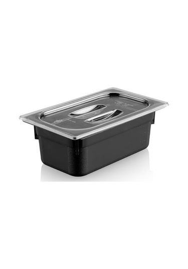 Plastport Kırılmaz Saklama Kabı - Siyah 25 L Çok Renkli