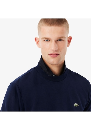 Lacoste Erkek Regular Fit Bisiklet Yaka Sweatshirt Lacivert