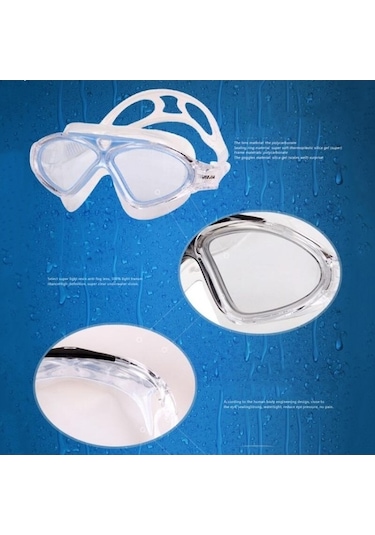 Artfulabode Yüzme Yetişkin Ve Su Sones Şeffaf Pembe Jıejıa J8170 Gözlükleri Geçirmez Çerçeve Büyük Buğulanmaz Ym Çok Renkli