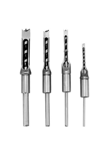 Hallow Kare Delik Matkap Ucu Ağaç İşleme Delik Testere 4 Adet