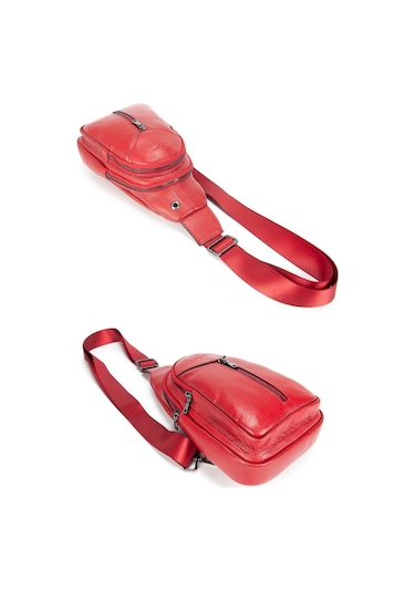 Kangaroo Kıngdom Bayan Hakiki Deri Body Bag Çapraz Postacı Çanta Kangaroo K 1012Kr