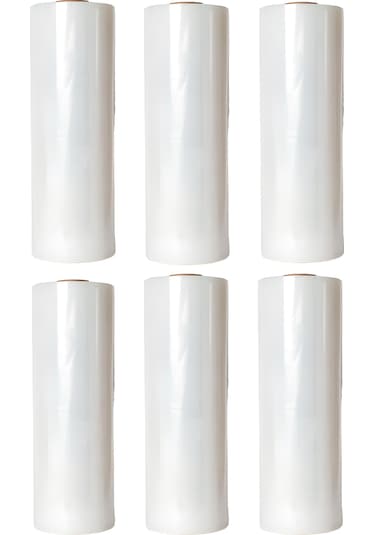 Palet Streç Film 17 Micron 25 Cm X 300 M Şeffaf 6'adet