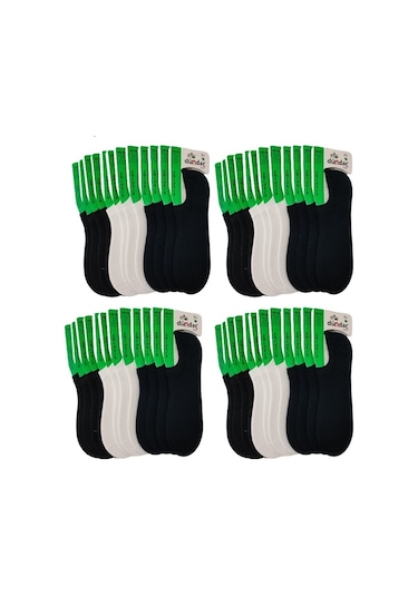 Dündar 10'Lu  Bambu Erkek Sneaker Çorap Solmaz Burun Dikişsiz