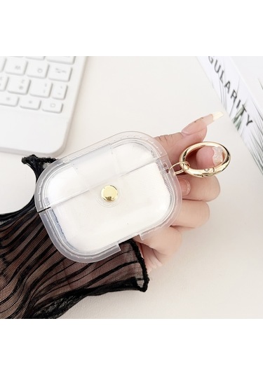 Airpods Uyumlu Pro 1 Manyetik Şeffaf Zırh Tpu Tws Kulaklık Kılıfı İçin Tansparent Tansparent Tansparent