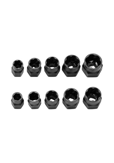 Symbee Hasarlı Cıvata Ve Somun Sökme Seti - 10 Parça Dayanıklı Çelik Alet Takımı