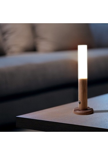 Prestigegoods Akıllı Hareket Sensörü Gece Lambası Koridor Vücut Sensörlü Işık Manyetik Montaj Beyaz