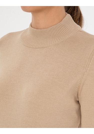 Pierre Cardin Kadın Bej Kazak /triko 50315768-vr011 Bej
