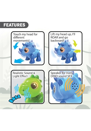 Silverlit Dino Heads Up Robot Stegosaurus