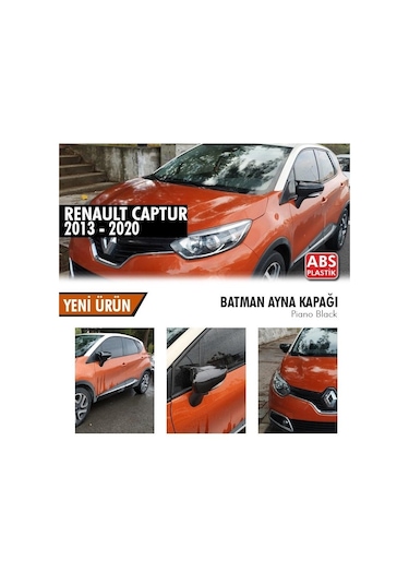 Renault Captur (2013 - 2020) Batman Yarasa Ayna Kapağı (piano Black