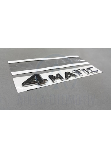 Mercedes E Serisi W212 S212 2009-2014 4matic Bagaj Yazısı Krom