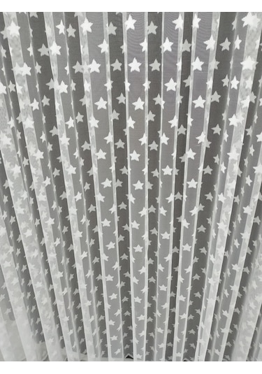 Tül Perde Yıldız Desenli Kaliteli Ve Uygun Fiyatlı (348230951)
