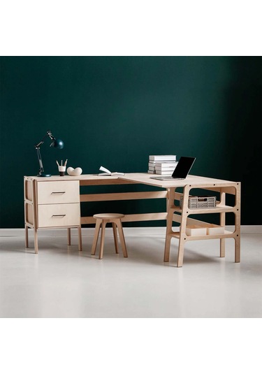 Woodesk Origo Ahşap Çalışma Masası, Natural Renk Cpt4643-100