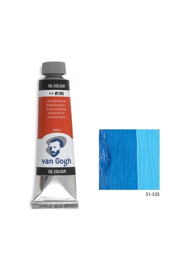 Talens Van Gogh Yağlı Boya 40 ML Seri 1 535 Cerulean Bl. (Phthalo)