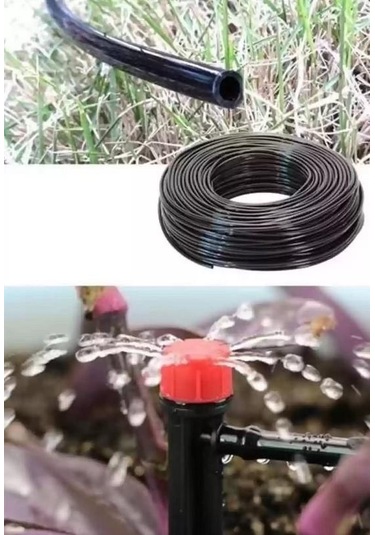 Zhltools 15 Metre Bağ Bahçe Damla Sulama Borusu Sulama Hortumu Seti