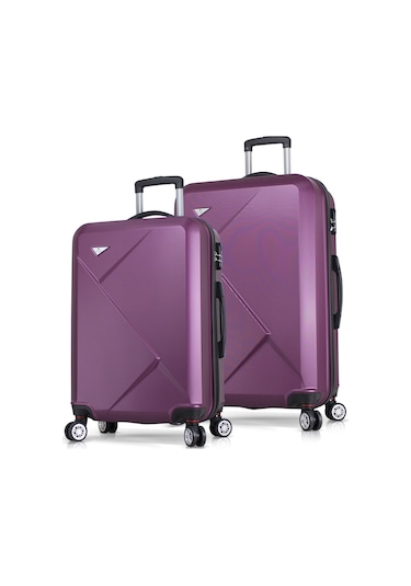 My Valice Diamond Abs 2'Li Valiz Seti (Orta Ve Büyük)